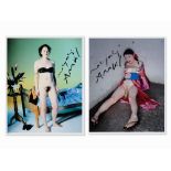 Nobuyoshi Araki, 2 Nudes, Digital Prints, circa 1990s  Two digital prints on photo paper and