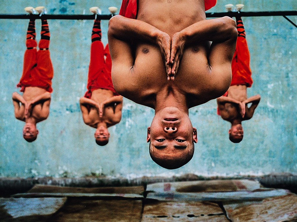 Steve McCurry (b. 1950), Shaolin Monks Training, 2004  Digital print on Fujicolor Crystal Archive - Image 2 of 6