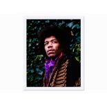 Eve Bowen, Jimi Hendrix at Montpelier Square, London, 1967  Color photograph, C-print  London, 1967;