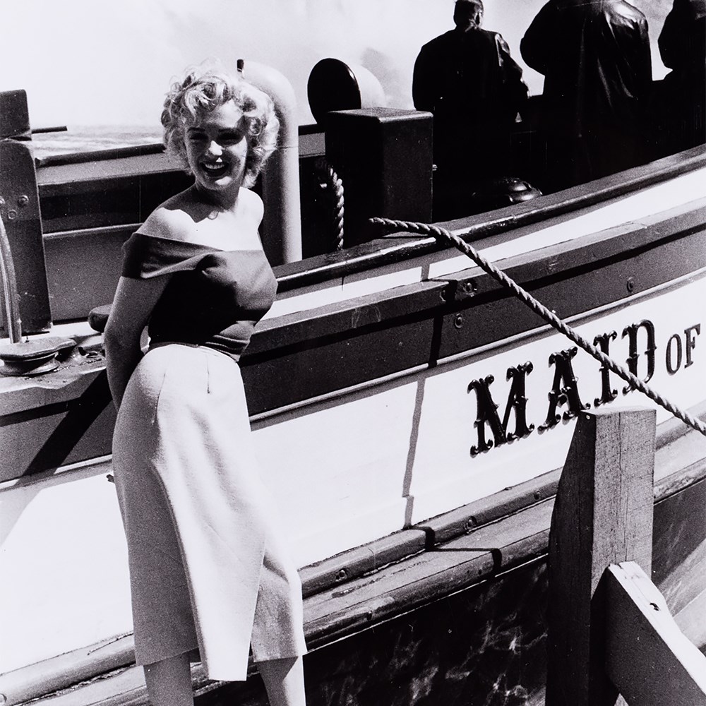 Jock Carroll (1949-1995), Marilyn leaning against a Boat, 1952  Gelatin silver print on Kodak - Image 6 of 6