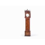 Longcase Clock with Enameled Dial, Mahogany, c. 1790  Mahogany, veneered; brass, glass, etc. Bremen,