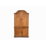 Aachen Cabinet with Rocaille Carvings, Oak, Germany, 18th C.   Oak, solid and carved  Aachen,