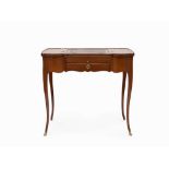 Extendable Mahogany Desk, France, c. 1800  West-Indian mahogany (Blondes Acajou), veneered, oak,