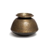 Large Cauldron of Brass, Indo-Persian, 18th/19th Century  Cast brass with remnants of tin  Indo-