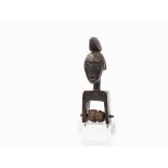 Guro, Figural Heddle Pulley ‘Kono’, Ivory Coast  Wood Guro peoples, Ivory Coast A finely carved