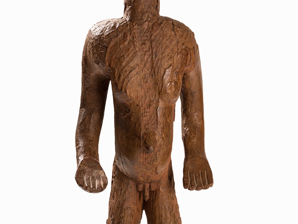 Igbo, Male Shrine Figure ‘Alusi’, Nigeria, Early 20th C.  Wood,  Igbo peoples, Nigeria, early 20th - Image 3 of 9