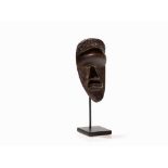 Dan-Toma, Passport Mask, Ivory Coast  Wood Dan-Toma peoples, Ivory Coast Of oval shape with slightly