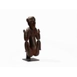 Biwat, Human Hook Figure, ex-Collection John & Marcia Friede  Wood Biwat peoples, Lower Sepik River,