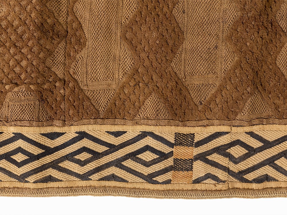 Kuba, Chief’s Wrap Skirt, D. R. Congo  Raffia weaving Kuba peoples, D. R. Congo, early 20th - Image 3 of 9