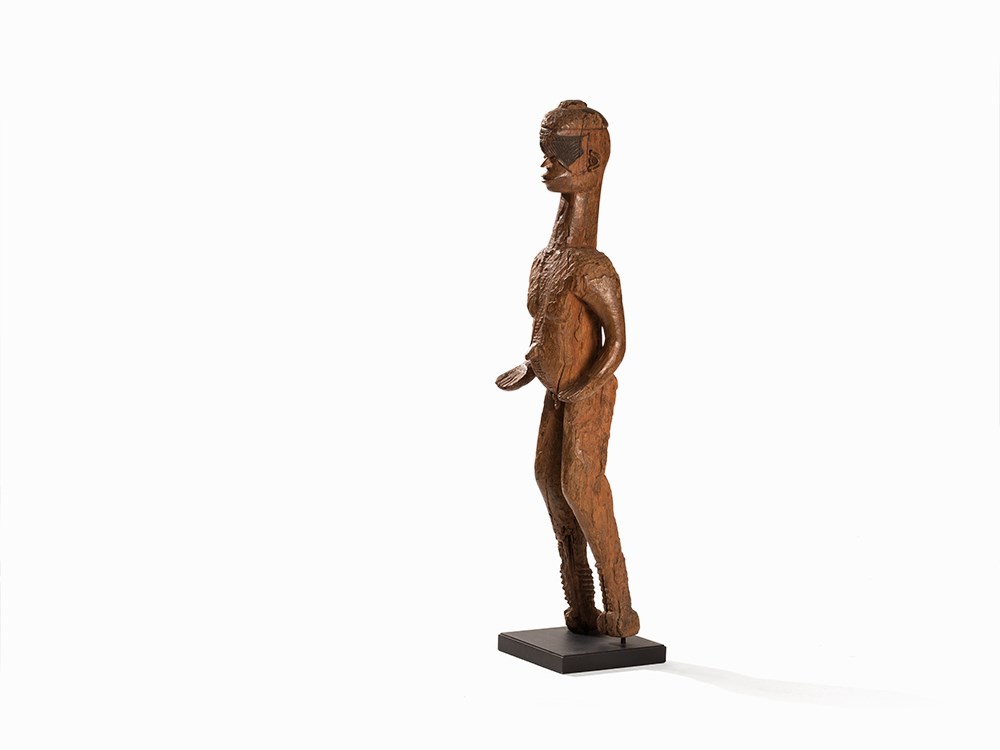 Igbo, Male Shrine Figure ‘Alusi’, Nigeria, Early 20th C.  Wood,  Igbo peoples, Nigeria, early 20th - Image 7 of 9