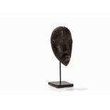 Dan, Passport Mask, Ivory Coast  Wood Dan peoples, Ivory Coast Of oval shape with tapered chin