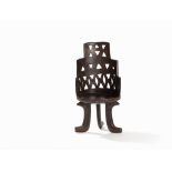 Jimma, Chief’s Chair, Ethiopia, Early 20th C.  Wood Jimma peoples, South Ethiopia, early 20th