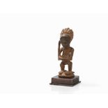Nsapo-Nsapo, Standing Figure, D. R. Congo  Wood  Nsapo-Nsapo peoples, D. R. Congo Rising from a