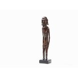Fine and Important ‘Moai Kavakava’ Figure, Easter Island  Wood, shell or fish vertebrae and obsidian