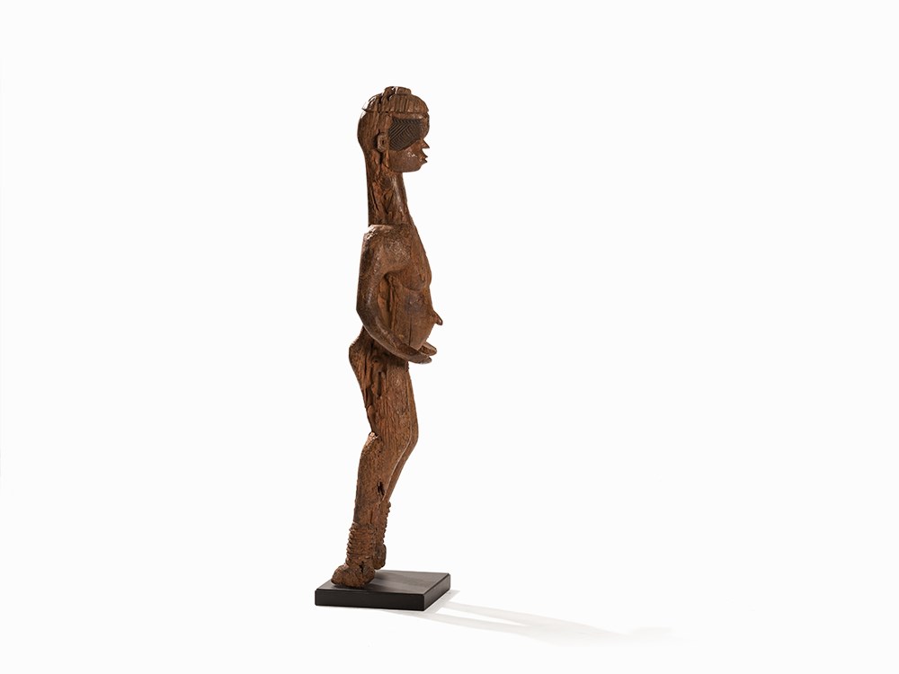 Igbo, Male Shrine Figure ‘Alusi’, Nigeria, Early 20th C.  Wood,  Igbo peoples, Nigeria, early 20th - Image 5 of 9
