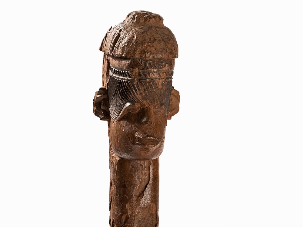 Igbo, Male Shrine Figure ‘Alusi’, Nigeria, Early 20th C.  Wood,  Igbo peoples, Nigeria, early 20th - Image 2 of 9