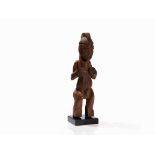 Mbala, Large Standing Figure, D. R. Congo  Wood  Mbala people, D. R. Congo A standing male figure