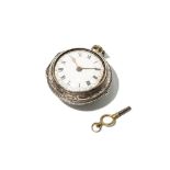 Silver Pocket Watch by John Stokes, England, 1741  Silver pocket watch by John Stokes with