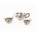 Victorian Silver Tea Set, Gibson & Langman, London, 1895 Sterling silverEngland, 1895William