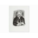 Bernhard Heisig, Johann Sebastian Bach, Lithograph, 2006 Lithograph on Rives wove paper Germany,