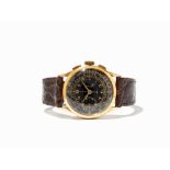 Jaeger Vintage Black Dial Chronograph, Switzerland, C. 1945 Jaeger vintage black dial chronograph,