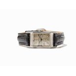 Longines Palladium Diamond Wristwatch, USA/Switzerland, C. 1944 Longines Palladium diamond