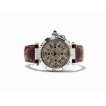 Cartier Pasha Grid Wristwatch, C. 1998 Cartier Pasha Grid wristwatchSwitzerland, c. 1998; limited