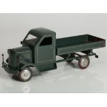 Big toy truck made of tin, Germany 1930 Germany, about 1930Toy truck with large load bedHand-painted