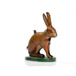 Tin toy "Sitting Rabbit", Germany, 20th Century SheetGermany, probably first half of the 20th