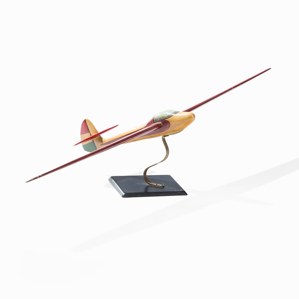 Model of a Glider HA-1951, Hungary, 1950s Wood, paintedHungary, 1950sWing inscribed 'HA-1951'Height: - Image 7 of 7