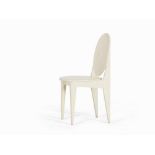 Presumably Andrée Putman, Designer Chair, France, 1980s  Wood, painted white France, 1980s Design