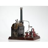 Stationary Locomobile Toy Steam Engine, around 1900/20 Germany, around 1900-1920Stationary