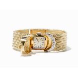 Piaget Gold and Diamond Ladies’ Watch, Switzerland, C. 1950 Piaget gold and diamond ladies’ watch