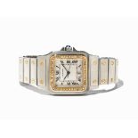 Cartier Santos Wristwatch, Ref. 1566, Switzerland, C. 1995 Cartier Santos wristwatch, ref.