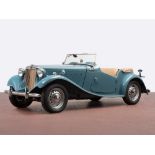 MG TD, Convertible, Model 1952  MG Rover Group GB, model 1952 German documents Vehicle