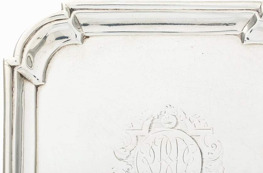 David Willaume, Salver, Georg I Sterling Silver, London, 1725 George I Sterling Silver, wrought, - Image 3 of 9