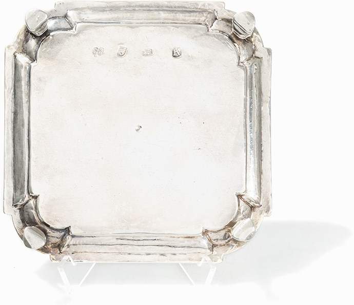 David Willaume, Salver, Georg I Sterling Silver, London, 1725 George I Sterling Silver, wrought, - Image 7 of 9