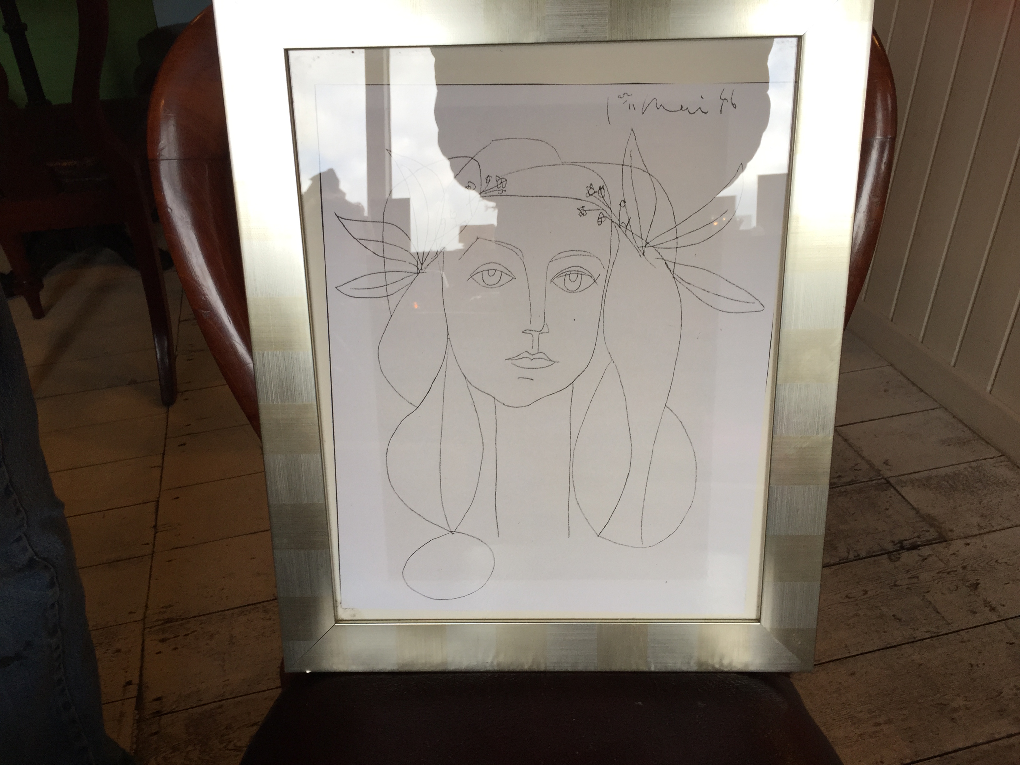 Picasso print dated. 260 mm by 320 mm