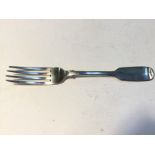 A William IV silver fork 1834-35 maker W