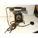 A vintage telephone, dictograph.