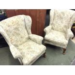 A pair of Parker Knoll arm chairs arm ch