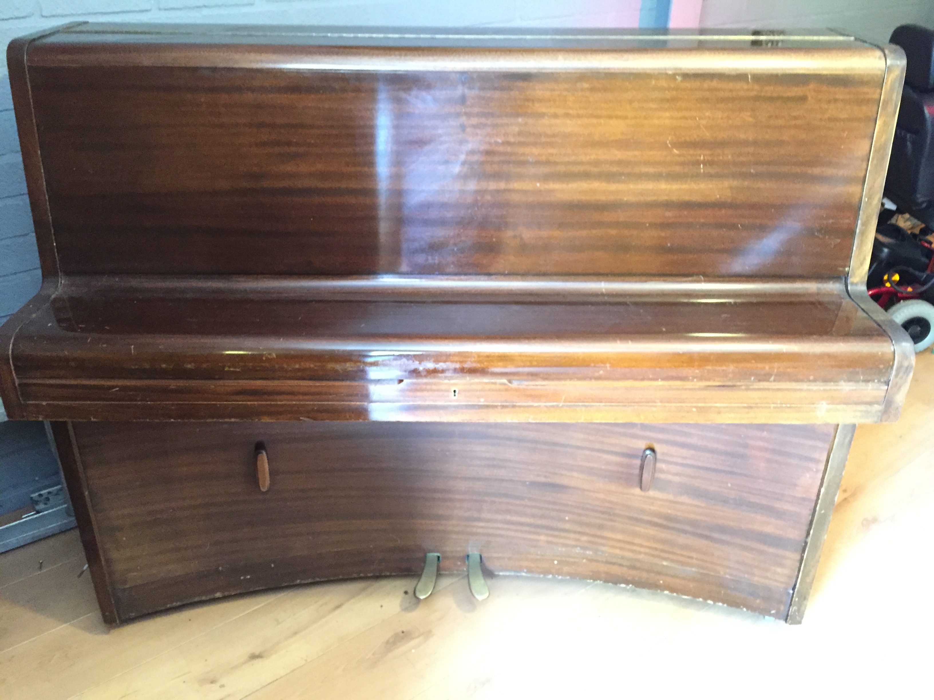 *A Steck Art Deco upright piano. - Image 7 of 7