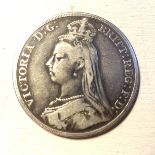 A Queen Victoria Crown 1889 jubilee head.