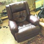 An electric recliner with vibrating seat.