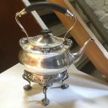 A sterling silver tea pot with warmer 1500g hallmarked Sheffield  William Hutton & sons Ltd 1921