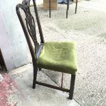 *A Georgian chair.