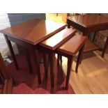 *A Stag nest of tables and a small side table excellent condition matching lots 98, 101 and 102.