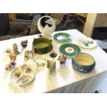 A selection of ceramics including Crown Devon.