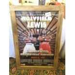 A Holyfields Lewis March 13 1999 World Heavyweight Fight Poster