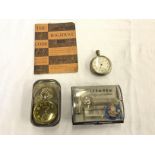 An early highway code book a boxed Gillette razer and two pocket watches one being ministry of